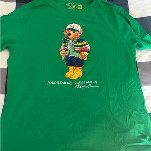 Polo by Ralph Lauren Kids Green Polo Bear T-Shirt